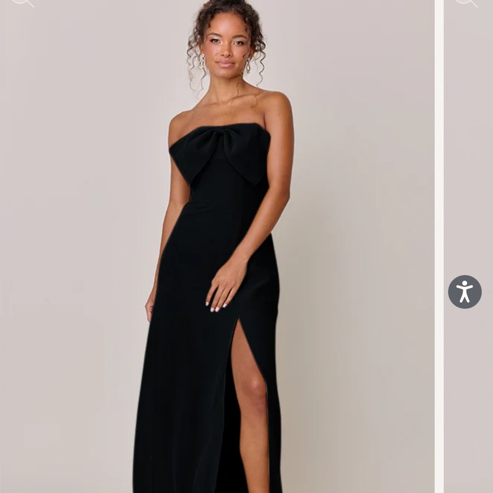 Revelry Black Bow Dress